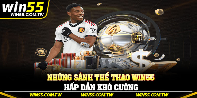 Những sảnh thể thao Win55 hấp dẫn khó cưỡng
